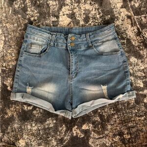 Source Unknown Light Blue Jean Shorts
